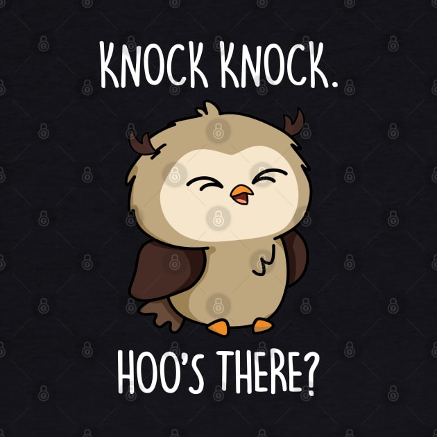 Hoos There Cute Owl Pun by punnybone